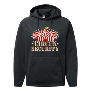 Circus Party Circus Security Performance Fleece Hoodie