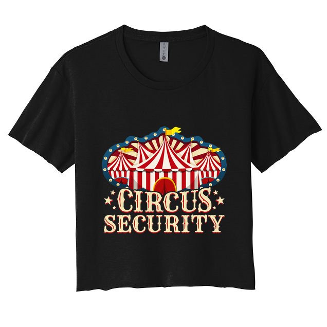 Circus Party Circus Security Crop Top