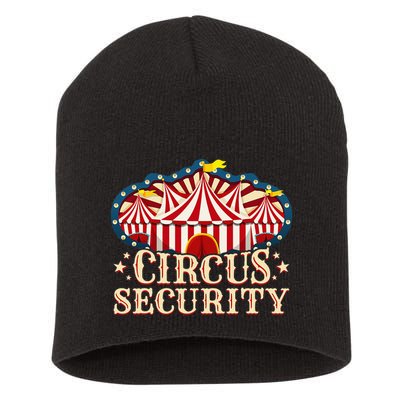 Circus Party Circus Security Short Acrylic Beanie