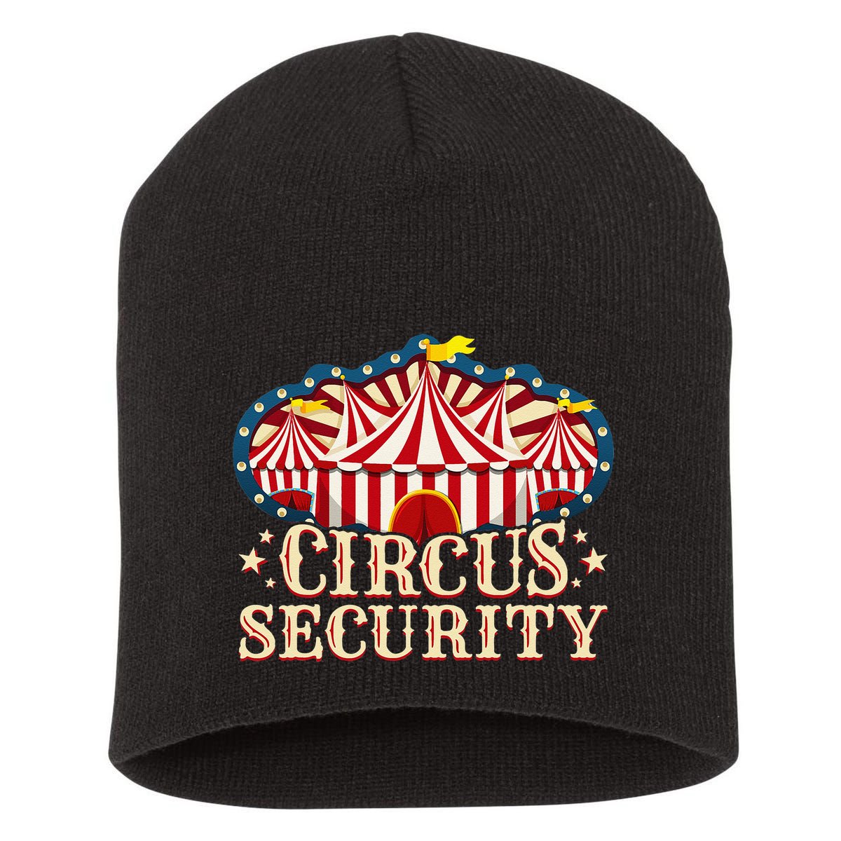 Circus Party Circus Security Short Acrylic Beanie