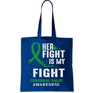 Cerebral Palsy Cp Awareness Brain Damage Green Ribbon Gift Tote Bag