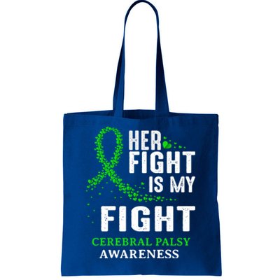 Cerebral Palsy Cp Awareness Brain Damage Green Ribbon Gift Tote Bag