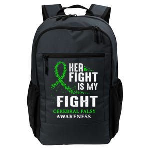 Cerebral Palsy Cp Awareness Brain Damage Green Ribbon Gift Daily Commute Backpack