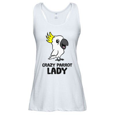 Cockatoo Parrot Craty Parrot Lady Ladies Essential Flowy Tank