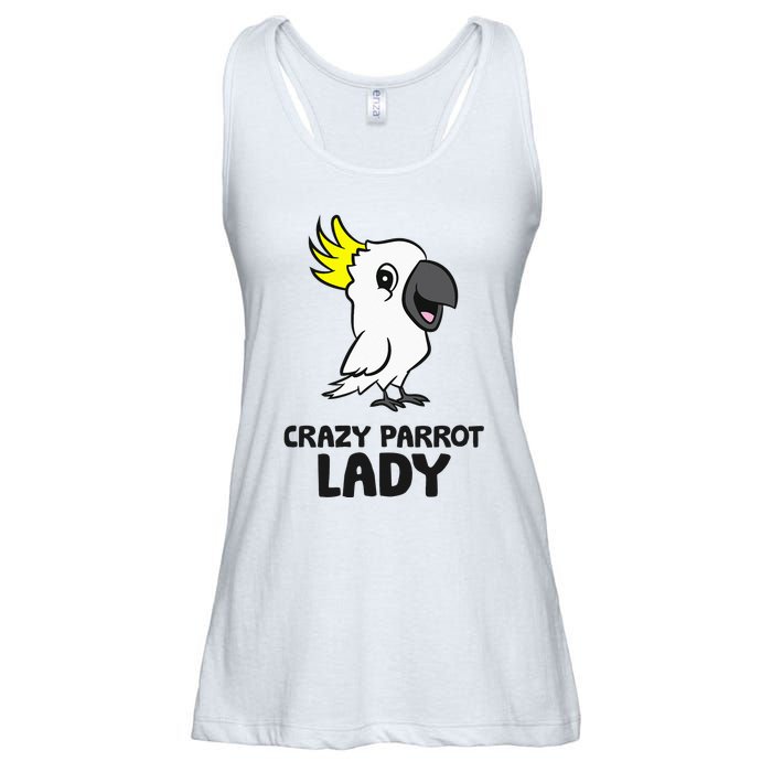 Cockatoo Parrot Craty Parrot Lady Ladies Essential Flowy Tank