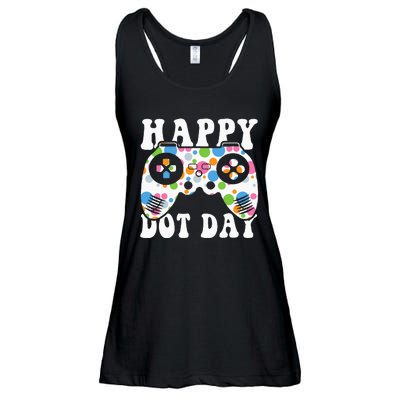 Colorful Polka Dot Game Controller International Dot Day Kids Ladies Essential Flowy Tank