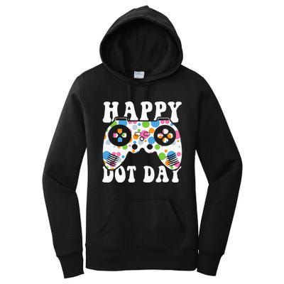 Colorful Polka Dot Game Controller International Dot Day Kids Women's Pullover Hoodie