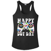 Colorful Polka Dot Game Controller International Dot Day Kids Ladies PosiCharge Competitor Racerback Tank