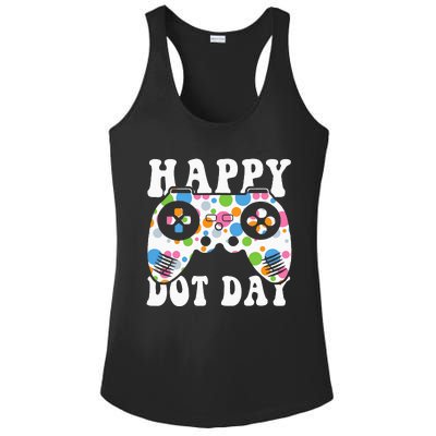 Colorful Polka Dot Game Controller International Dot Day Kids Ladies PosiCharge Competitor Racerback Tank