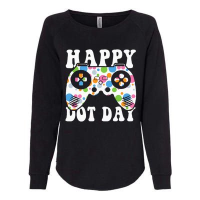 Colorful Polka Dot Game Controller International Dot Day Kids Womens California Wash Sweatshirt