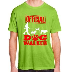 Cute Professional Dog Walker Funny Pet Lover Gift Cool Gift Adult ChromaSoft Performance T-Shirt