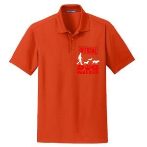 Cute Professional Dog Walker Funny Pet Lover Gift Cool Gift Dry Zone Grid Polo