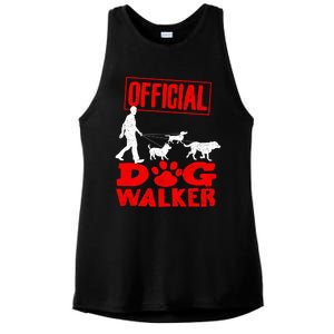 Cute Professional Dog Walker Funny Pet Lover Gift Cool Gift Ladies PosiCharge Tri-Blend Wicking Tank