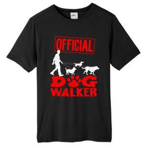 Cute Professional Dog Walker Funny Pet Lover Gift Cool Gift Tall Fusion ChromaSoft Performance T-Shirt