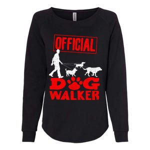 Cute Professional Dog Walker Funny Pet Lover Gift Cool Gift Womens California Wash Sweatshirt