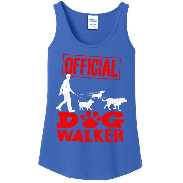 Cute Professional Dog Walker Funny Pet Lover Gift Cool Gift Ladies Essential Tank