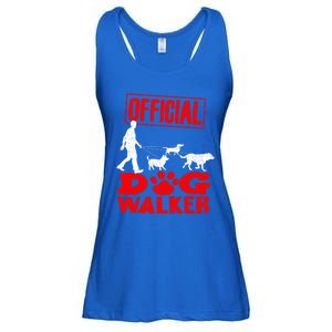 Cute Professional Dog Walker Funny Pet Lover Gift Cool Gift Ladies Essential Flowy Tank