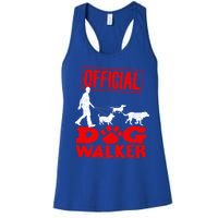 Cute Professional Dog Walker Funny Pet Lover Gift Cool Gift Women's Racerback Tank