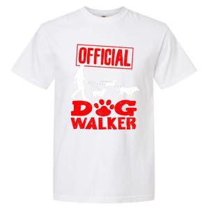 Cute Professional Dog Walker Funny Pet Lover Gift Cool Gift Garment-Dyed Heavyweight T-Shirt