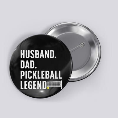 Cool Pickleball Design For Husband Dad Pickleball Player Button