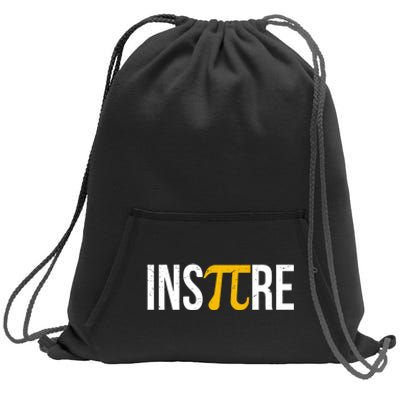 Celebrate Pi Day March 14 Student And Teacher Math Lover Gift Sweatshirt Cinch Pack Bag