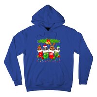 Cute Poodle Dog In Sock Christmas Santa Xmas Dog Gift Hoodie