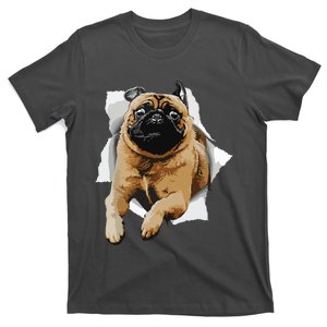 Cute Pug Design For Men Women Kids Pet Dog Breed Pug Lovers T-Shirt