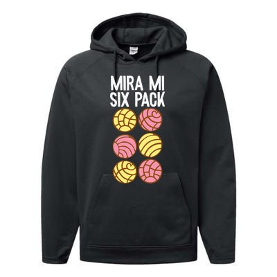 Conchas Pan Dulce Latina Mexican Mujer Concha Pastry Performance Fleece Hoodie