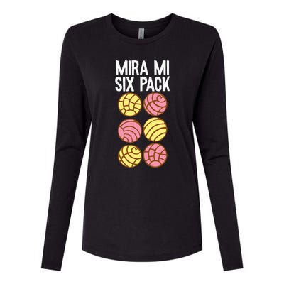 Conchas Pan Dulce Latina Mexican Mujer Concha Pastry Womens Cotton Relaxed Long Sleeve T-Shirt