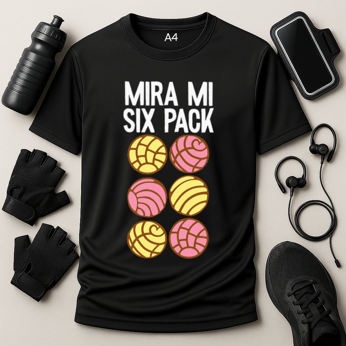 Conchas Pan Dulce Latina Mexican Mujer Concha Pastry Cooling Performance Crew T-Shirt