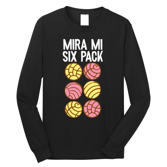 Conchas Pan Dulce Latina Mexican Mujer Concha Pastry Long Sleeve Shirt