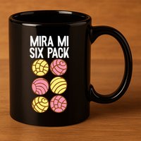 Conchas Pan Dulce Latina Mexican Mujer Concha Pastry 11oz C Handle Ceramic Mug