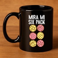 Conchas Pan Dulce Latina Mexican Mujer Concha Pastry 11oz C Handle Ceramic Mug
