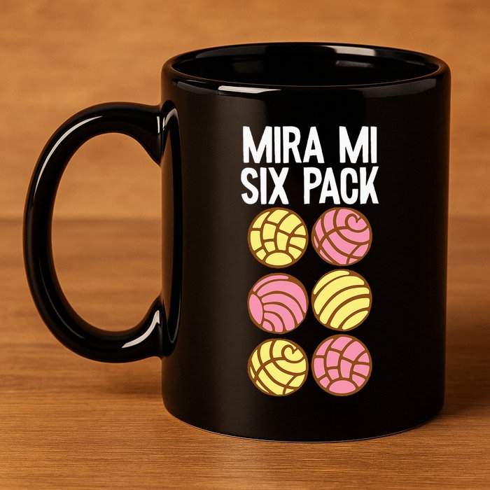 Conchas Pan Dulce Latina Mexican Mujer Concha Pastry 11oz C Handle Ceramic Mug