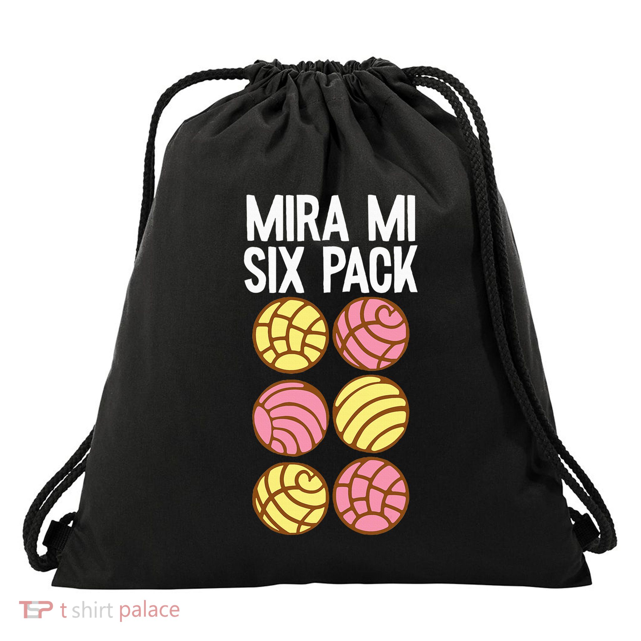 Conchas Pan Dulce Latina Mexican Mujer Concha Pastry Drawstring Bag
