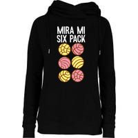 Conchas Pan Dulce Latina Mexican Mujer Concha Pastry Womens Funnel Neck Pullover Hood