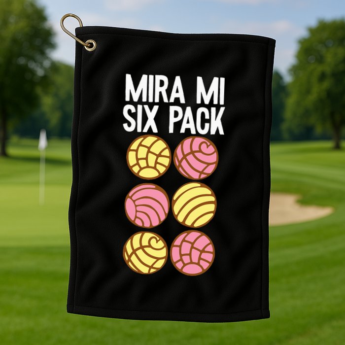Conchas Pan Dulce Latina Mexican Mujer Concha Pastry Golf Towel