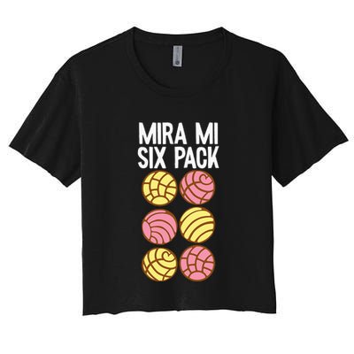 Conchas Pan Dulce Latina Mexican Mujer Concha Pastry Crop Top