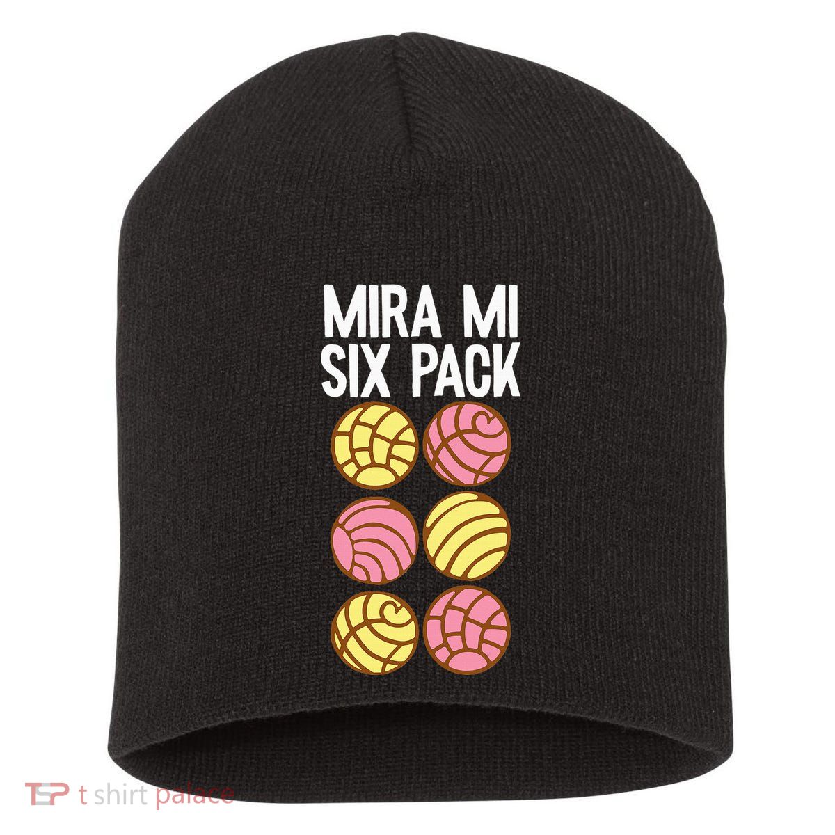 Conchas Pan Dulce Latina Mexican Mujer Concha Pastry Short Acrylic Beanie