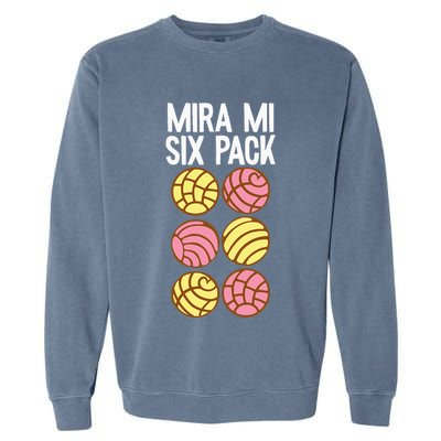 Conchas Pan Dulce Latina Mexican Mujer Concha Pastry Garment-Dyed Sweatshirt