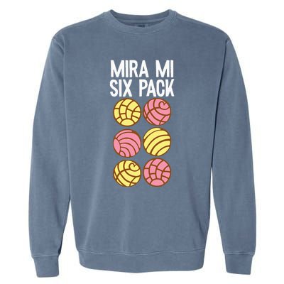 Conchas Pan Dulce Latina Mexican Mujer Concha Pastry Garment-Dyed Sweatshirt