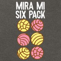 Conchas Pan Dulce Latina Mexican Mujer Concha Pastry Cotton Canvas Backpack