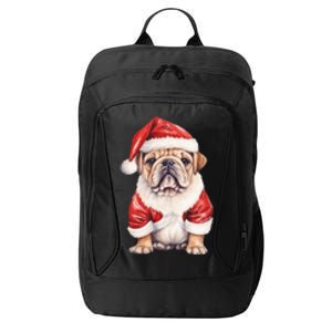 Christmas Pug Dog Cute Holiday City Backpack