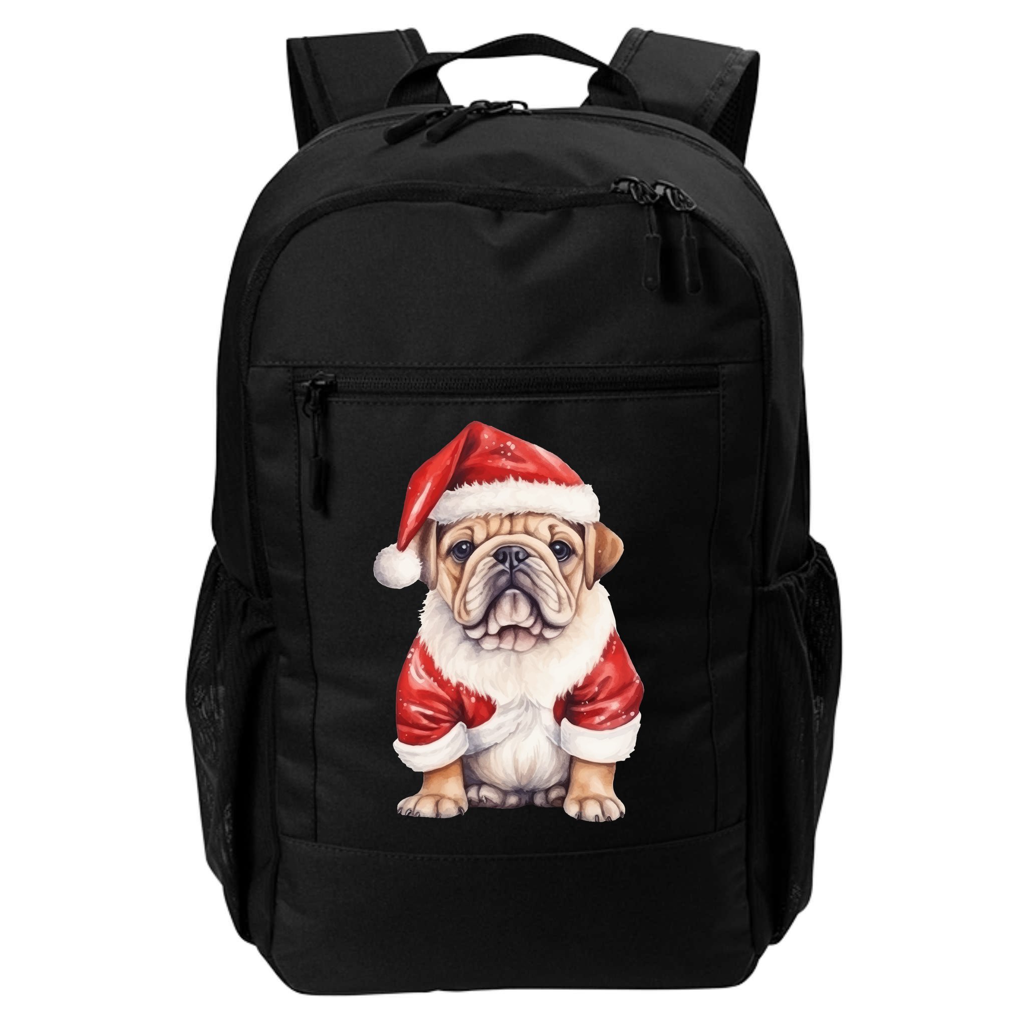 Christmas Pug Dog Cute Holiday Backpack