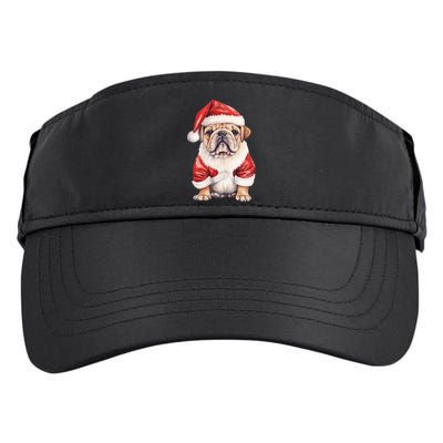 Christmas Pug Dog Cute Holiday Adult Drive Performance Visor