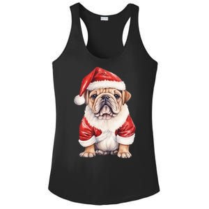 Christmas Pug Dog Cute Holiday Ladies PosiCharge Competitor Racerback Tank