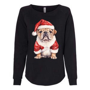 Christmas Pug Dog Cute Holiday Womens California Wash Sweatshirt