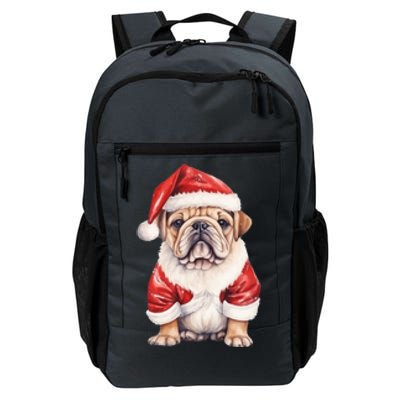 Christmas Pug Dog Cute Holiday Daily Commute Backpack