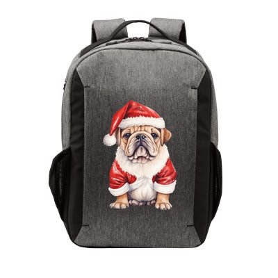 Christmas Pug Dog Cute Holiday Vector Backpack