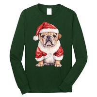 Christmas Pug Dog Cute Holiday Long Sleeve Shirt